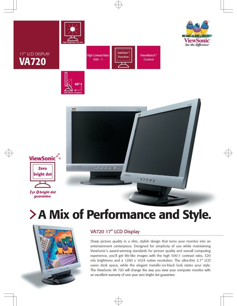 ViewSonic ViewPanel VA720 User manual