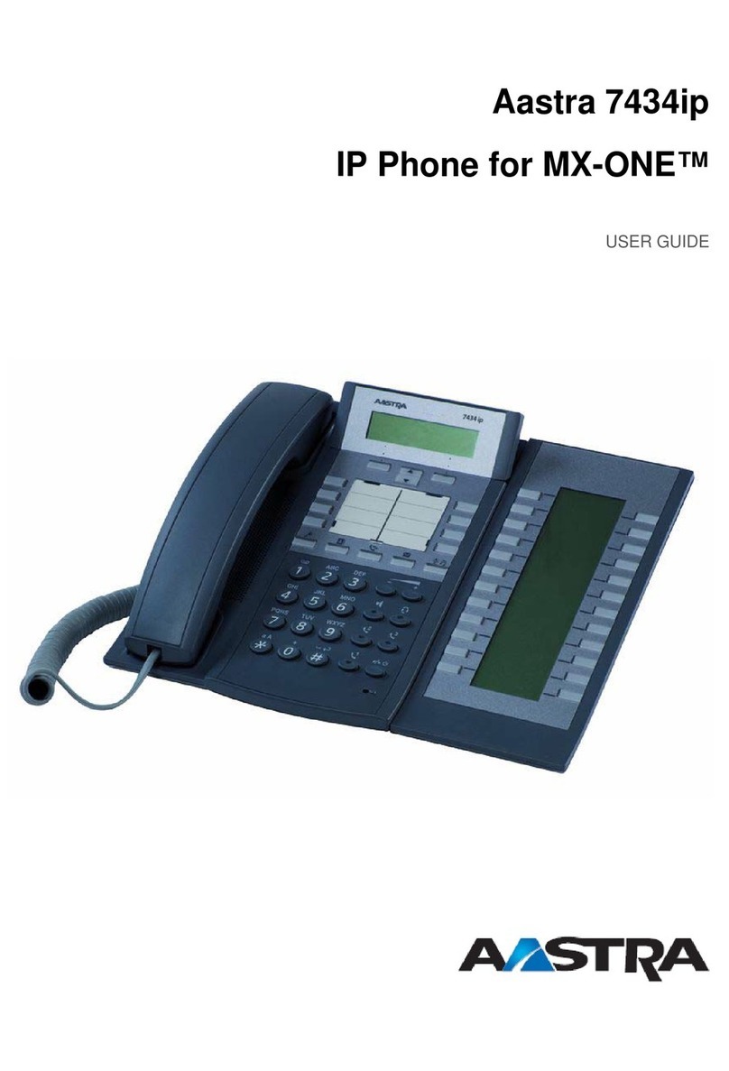 Aastra 7434ip User manual