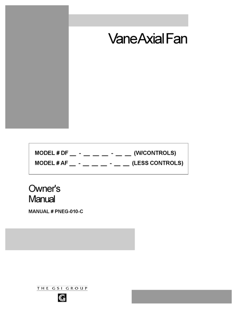 GSI Group Vane Axial owner's manual
