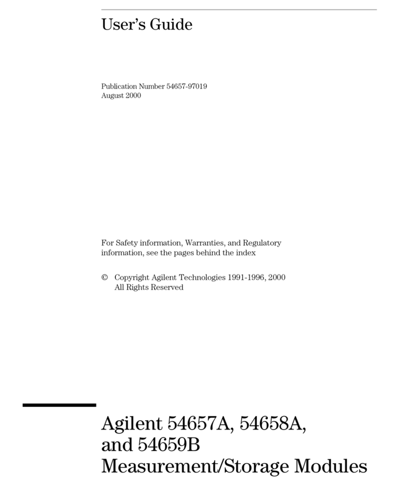Agilent Technologies 54657A User manual