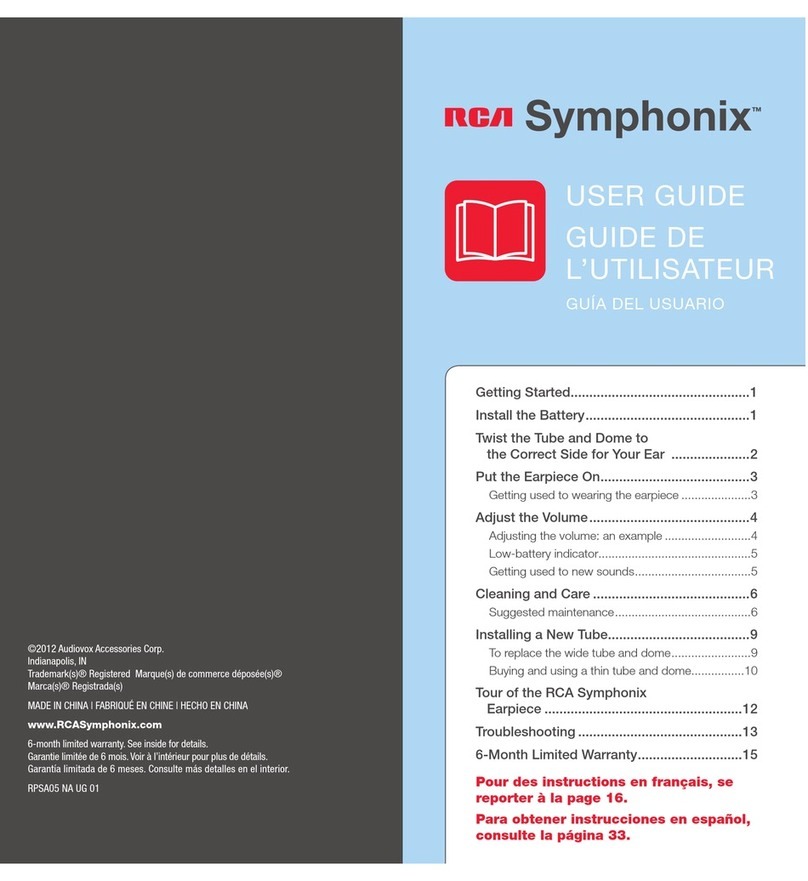 Audiovox Symphonix user guide