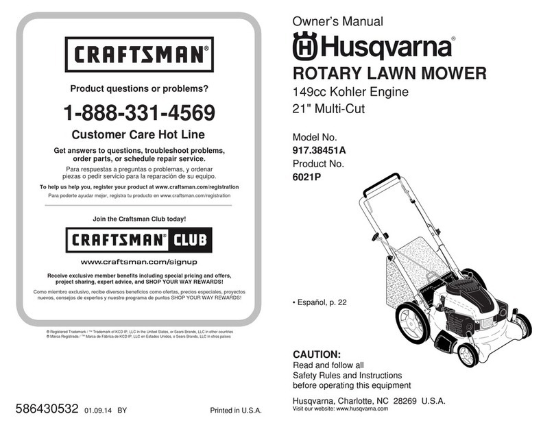 Husqvarna 917.38451A owner's manual