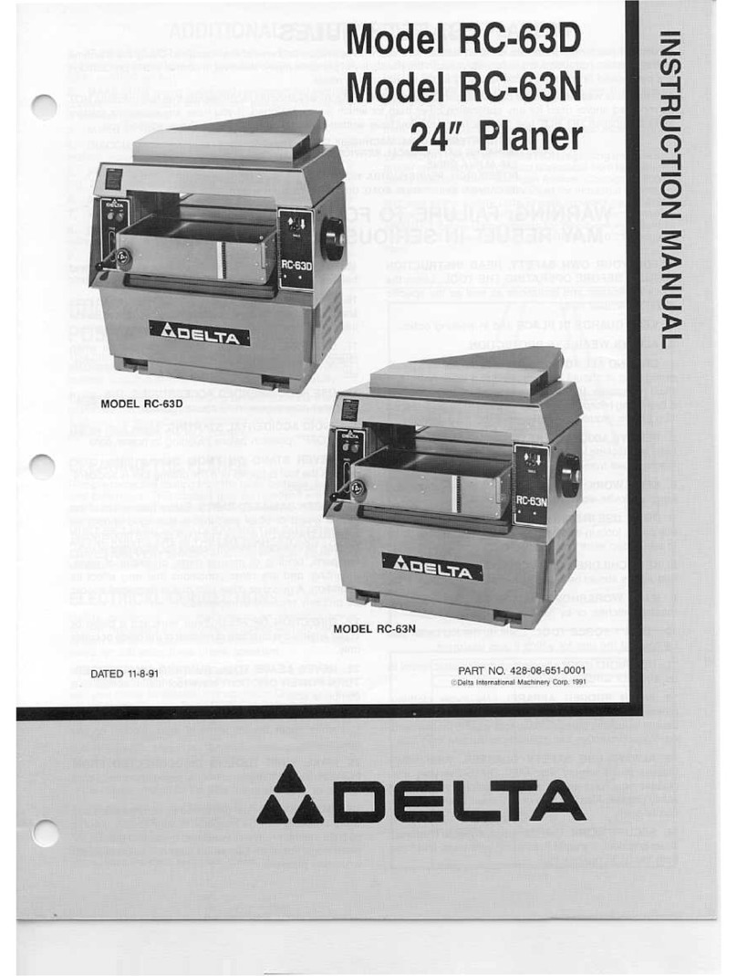 Delta RC-63D User manual