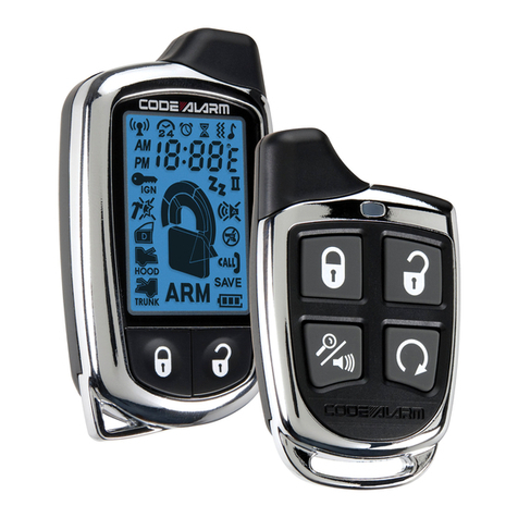 Code Alarm ca 1552 Professional Series User manual
