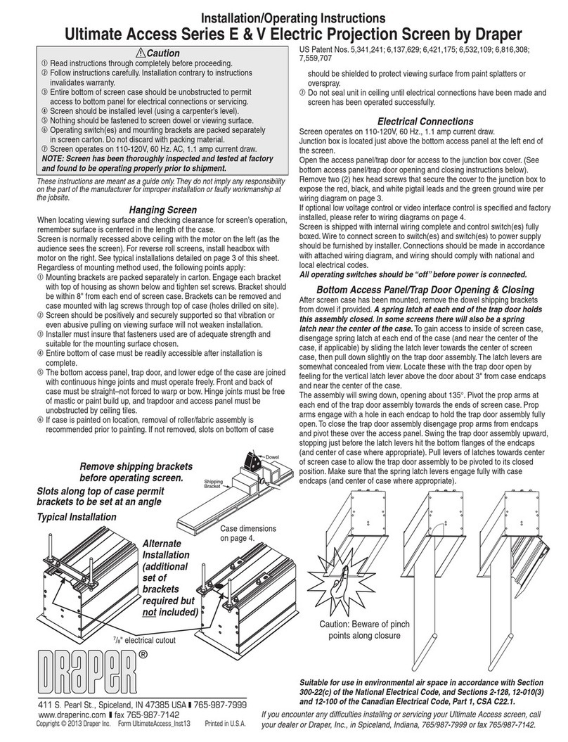 Draper Ultimate Access Series E Manual
