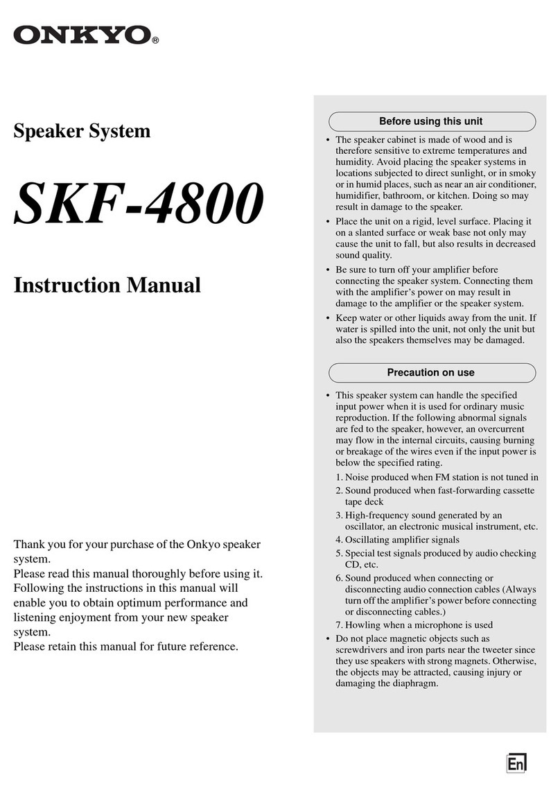 Onkyo SKF-4800 User manual