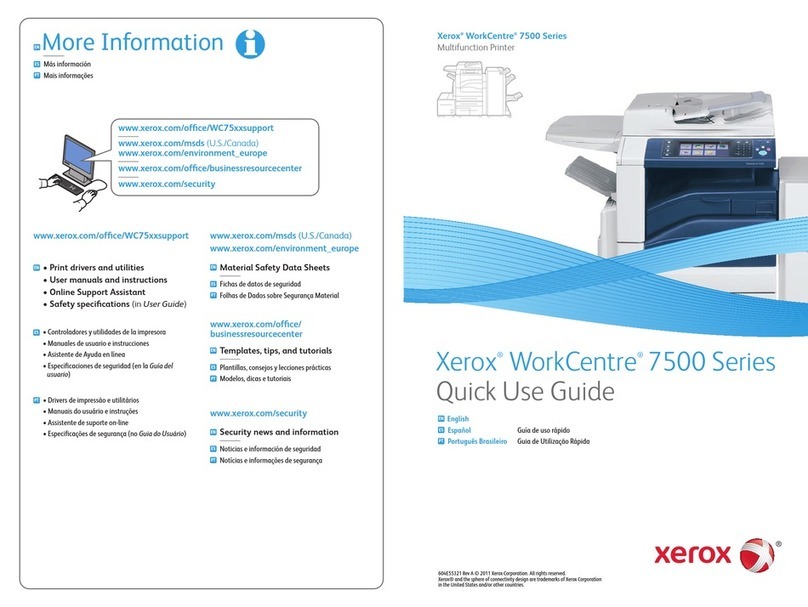 Xerox WorkCentre 7500 Series Operating manual