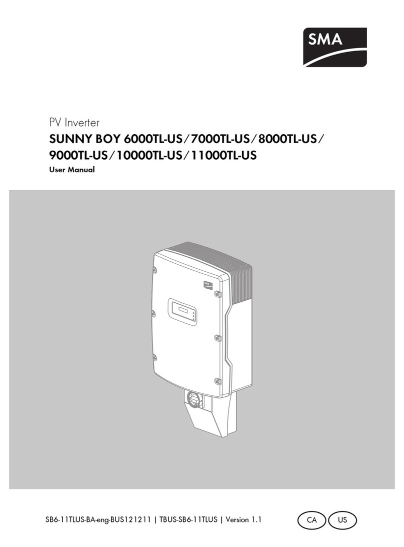 SMA SUNNY BOY 6000TL?US User manual