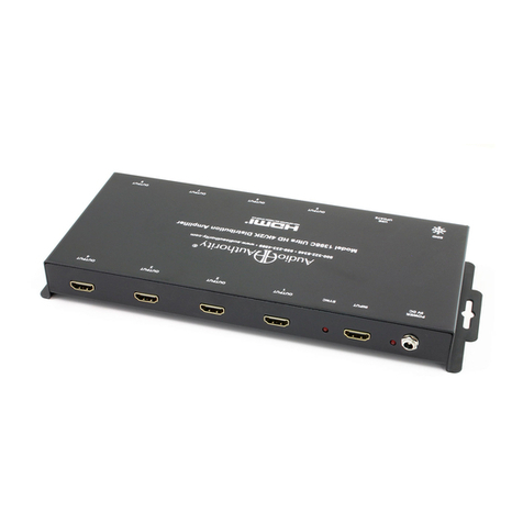 Audio Authority 1398C user manual