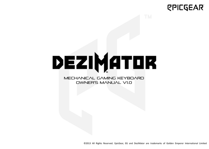 Epicgear Dezimator owner's manual