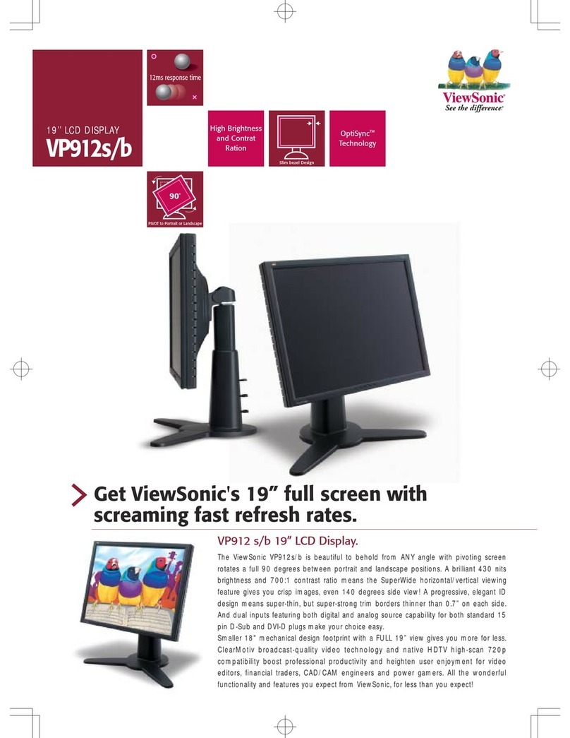 ViewSonic VP912s User manual