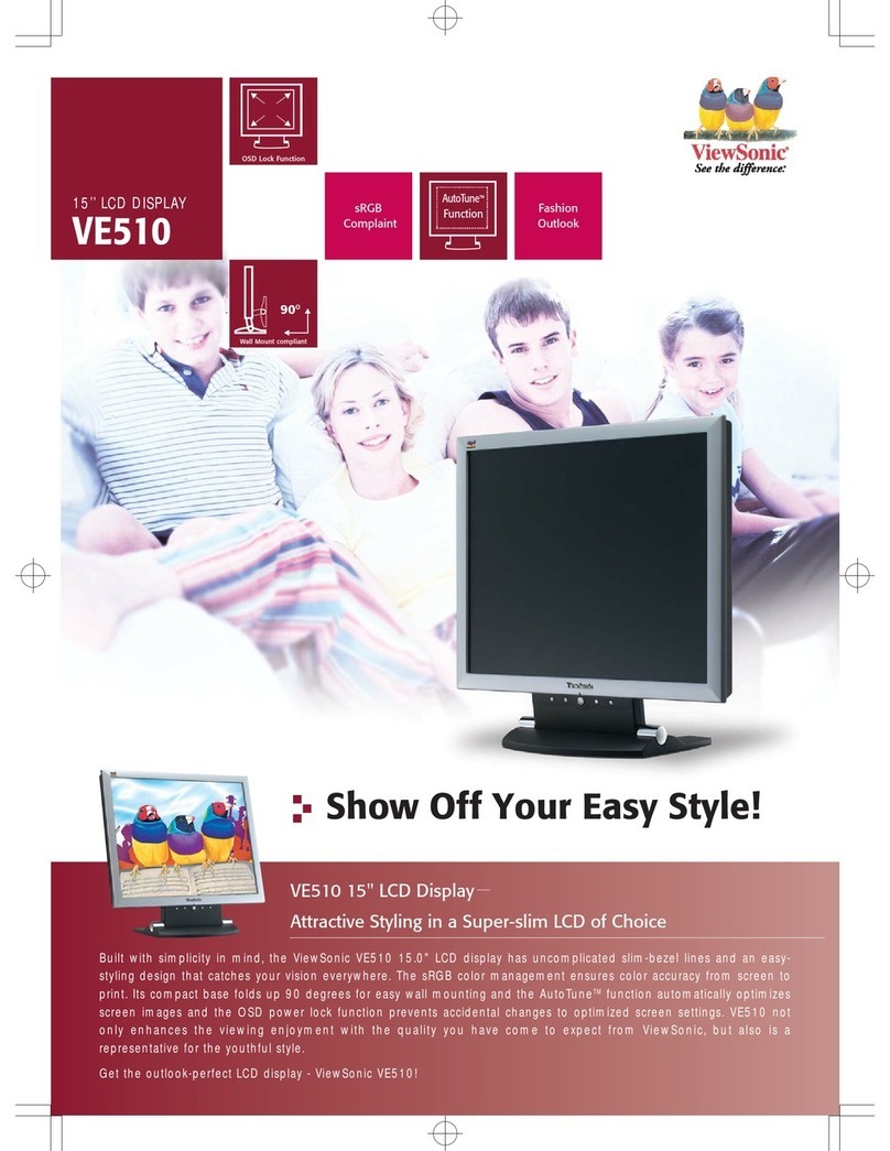 ViewSonic VE510s User manual