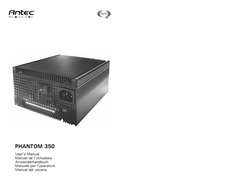 Antec PHANTOM 350 user manual