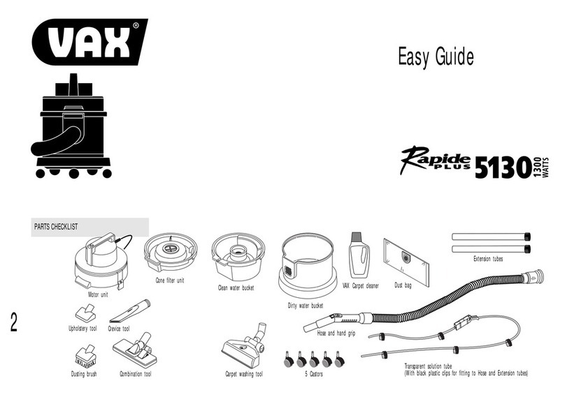 Vax Rapide plus 5130 Product information sheet
