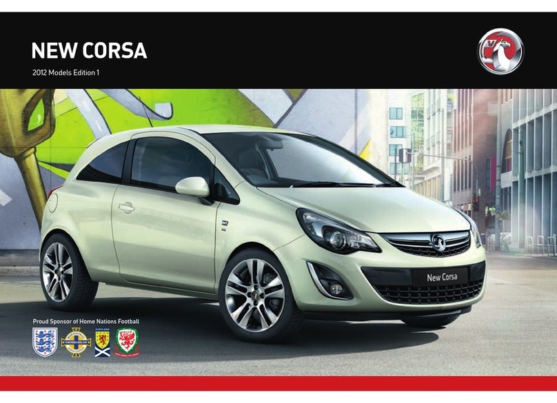 Vauxhall 2012 Corsa User manual