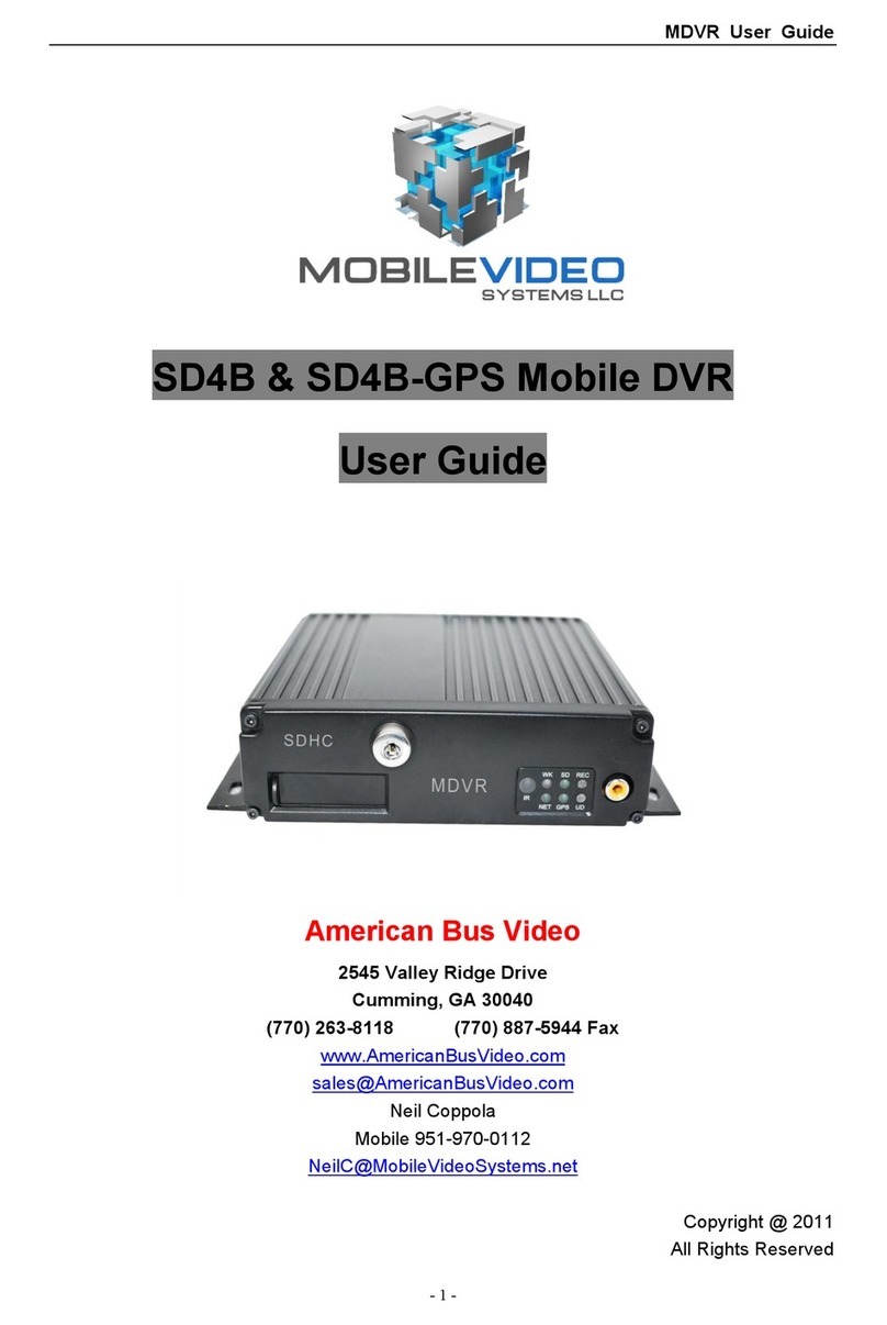 Mobile Video Systems SD4B user guide