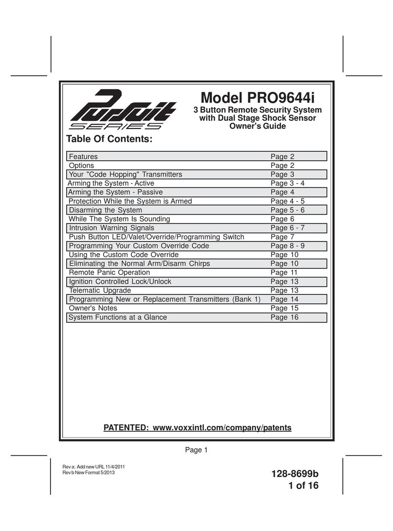 Audiovox Pursuit PRO9644i User manual
