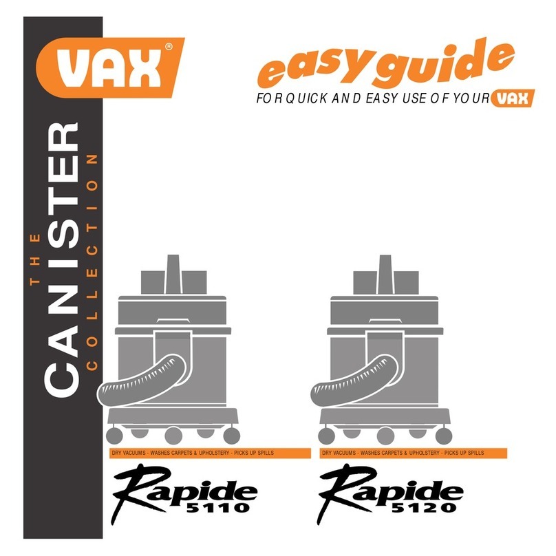 Vax Rapide 5110 Easy guide