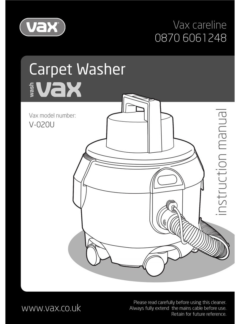 Vax Centrix 3 series User manual