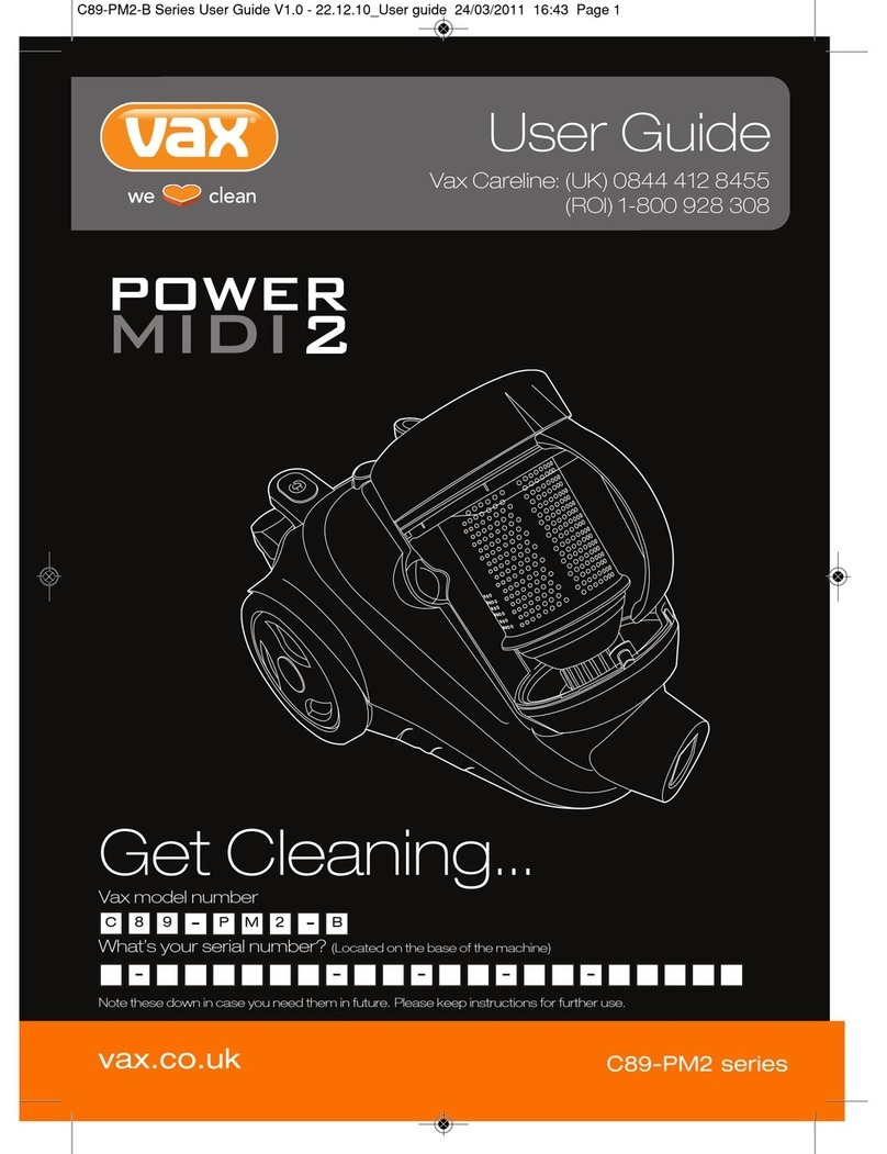 Vax Power midi2 User manual