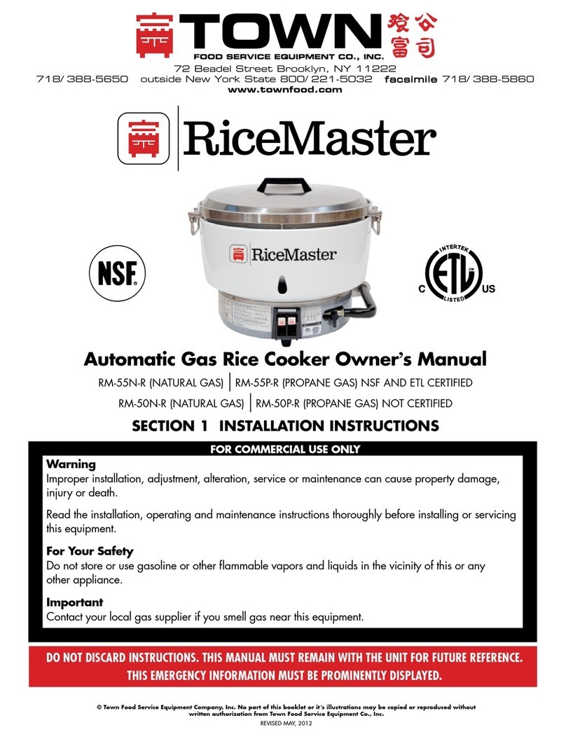 RiceMaster RM-55N-R owner's manual