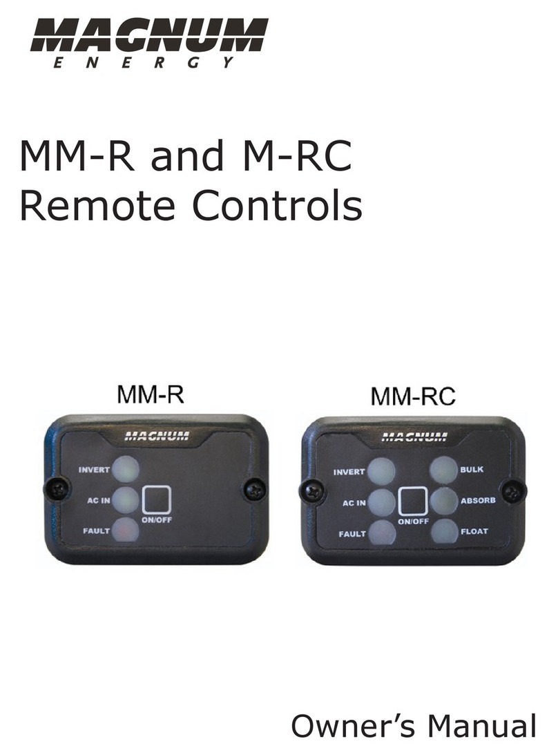 Magnum Energy MM-R owner's manual