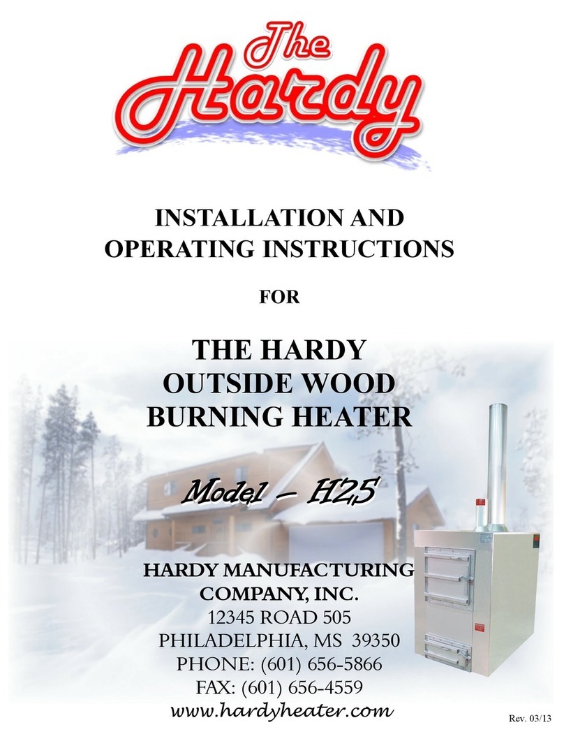 Hardy H25 User manual