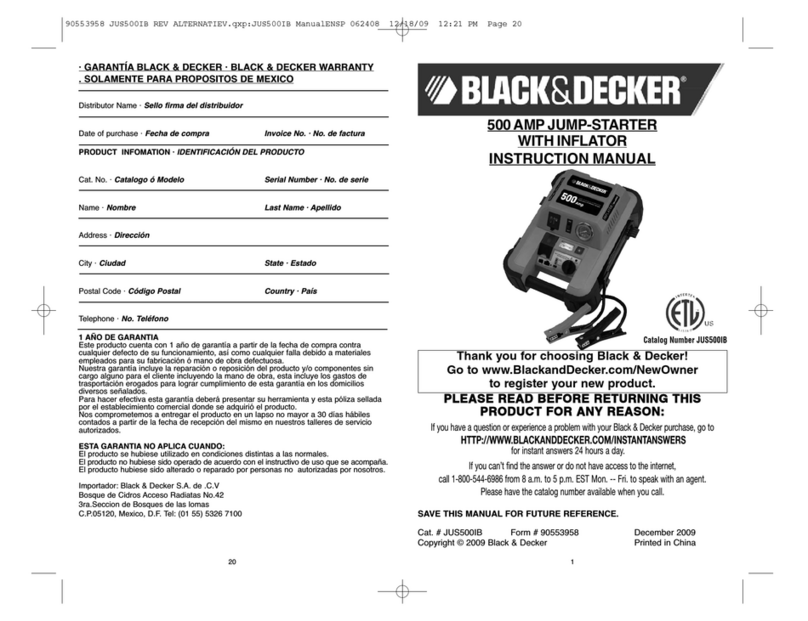 Black & Decker JUS500IB instruction manual Black & Decker JUS500IB instruction manual