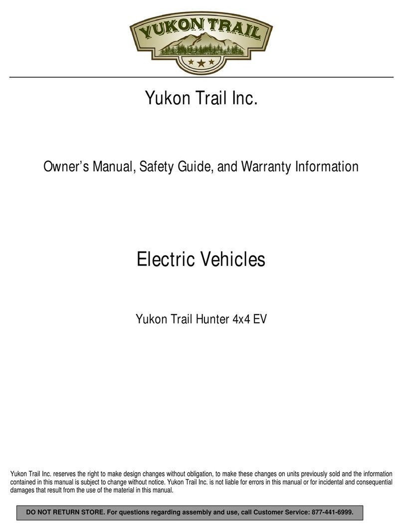 Yukon Trail Hunter 4x4 EV Instruction Manual