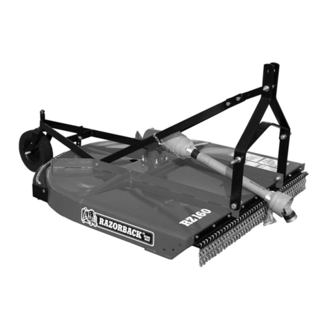 Bush Hog TOUGH Razorback RZ160 User manual