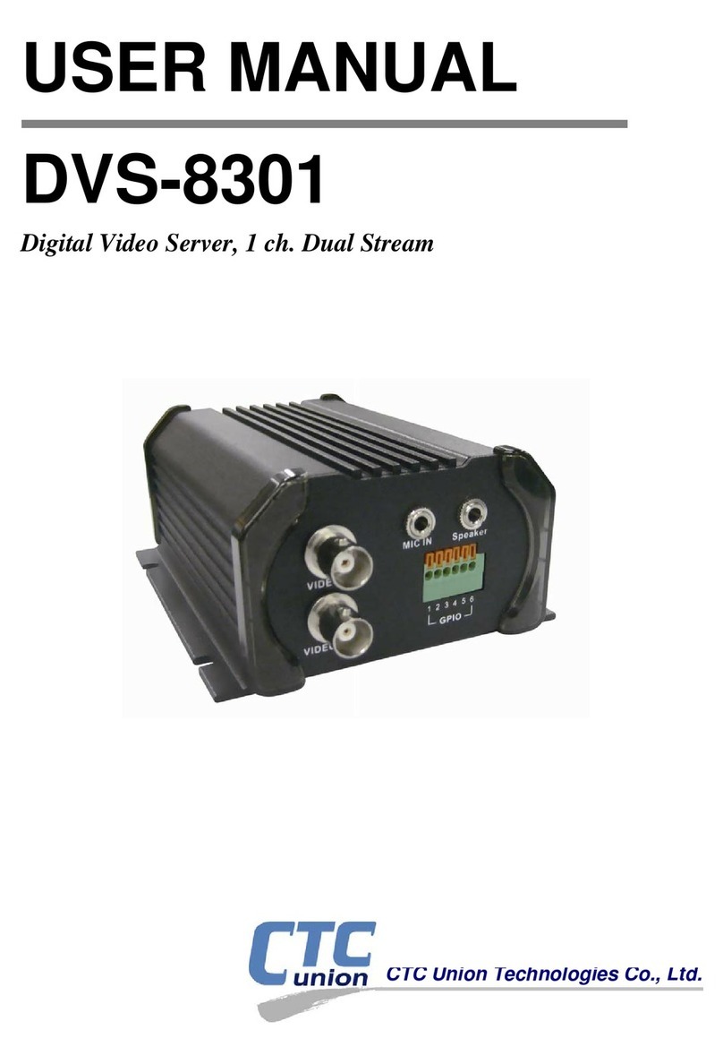 CTC Union DVS-8301 User manual