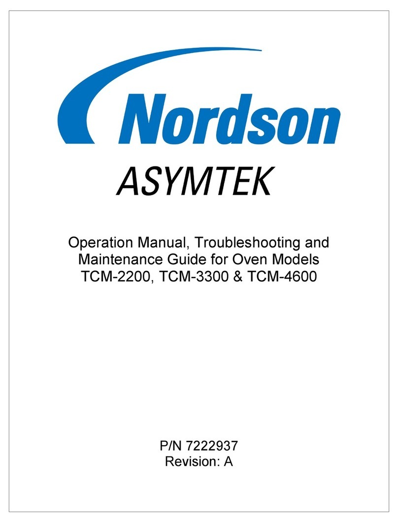 Nordson ASYMTEK TCM-2200 Operation manual, troubleshooting and maintenance guide