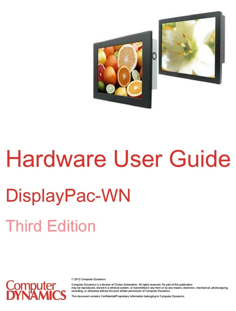 Computer Dynamics DisplayPac-WN Hardware user's guide