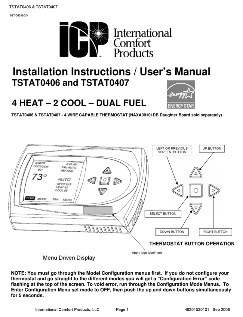 ICP TSTAT0406 Manual