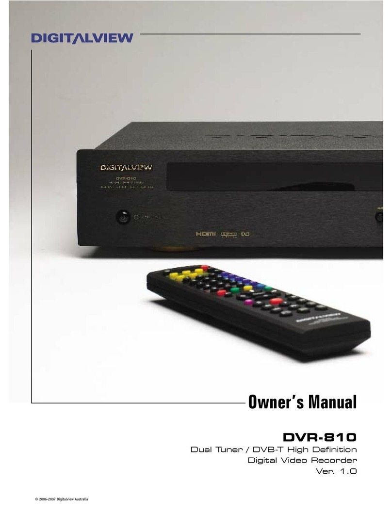 digitalview DVR-810 owner's manual