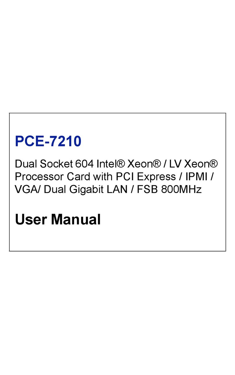 Advantech PCE-7210 user manual