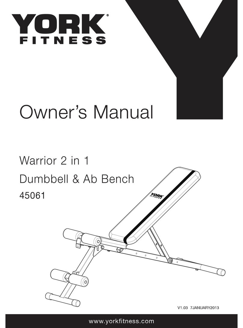 York Fitness Warrior 2 in 1 User manual