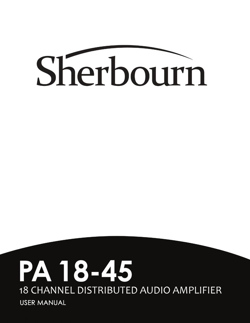 Sherbourn PA 18-45 User manual Sherbourn PA 18-45 User manual