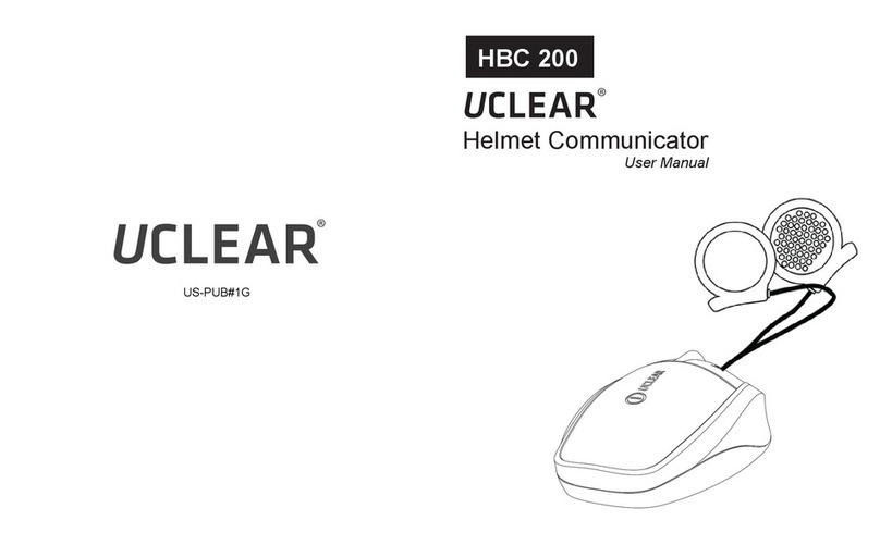 Uclear HBC200 User manual