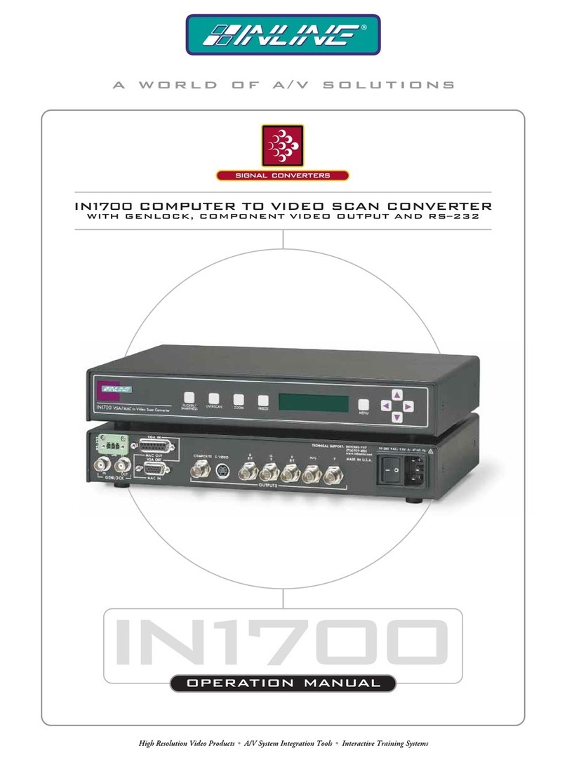 Inline IN1700 Operation manual