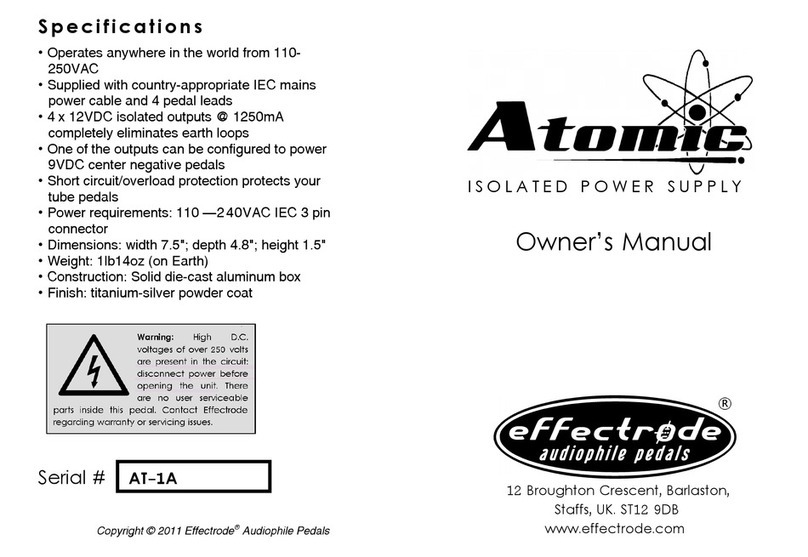 Effectrode Atomic User manual