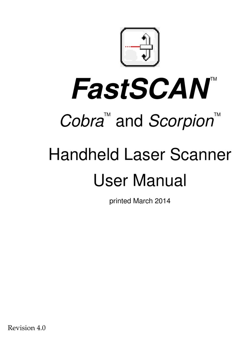Aranz Scanning FastSCAN Cobra user manual