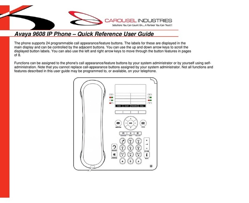 Avaya IP Office 9608 User manual Avaya IP Office 9608 User manual
