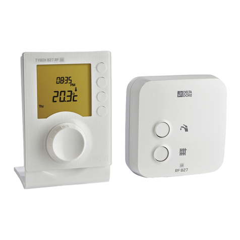 DELTA DORE TYBOX 817- 827 W RF User manual