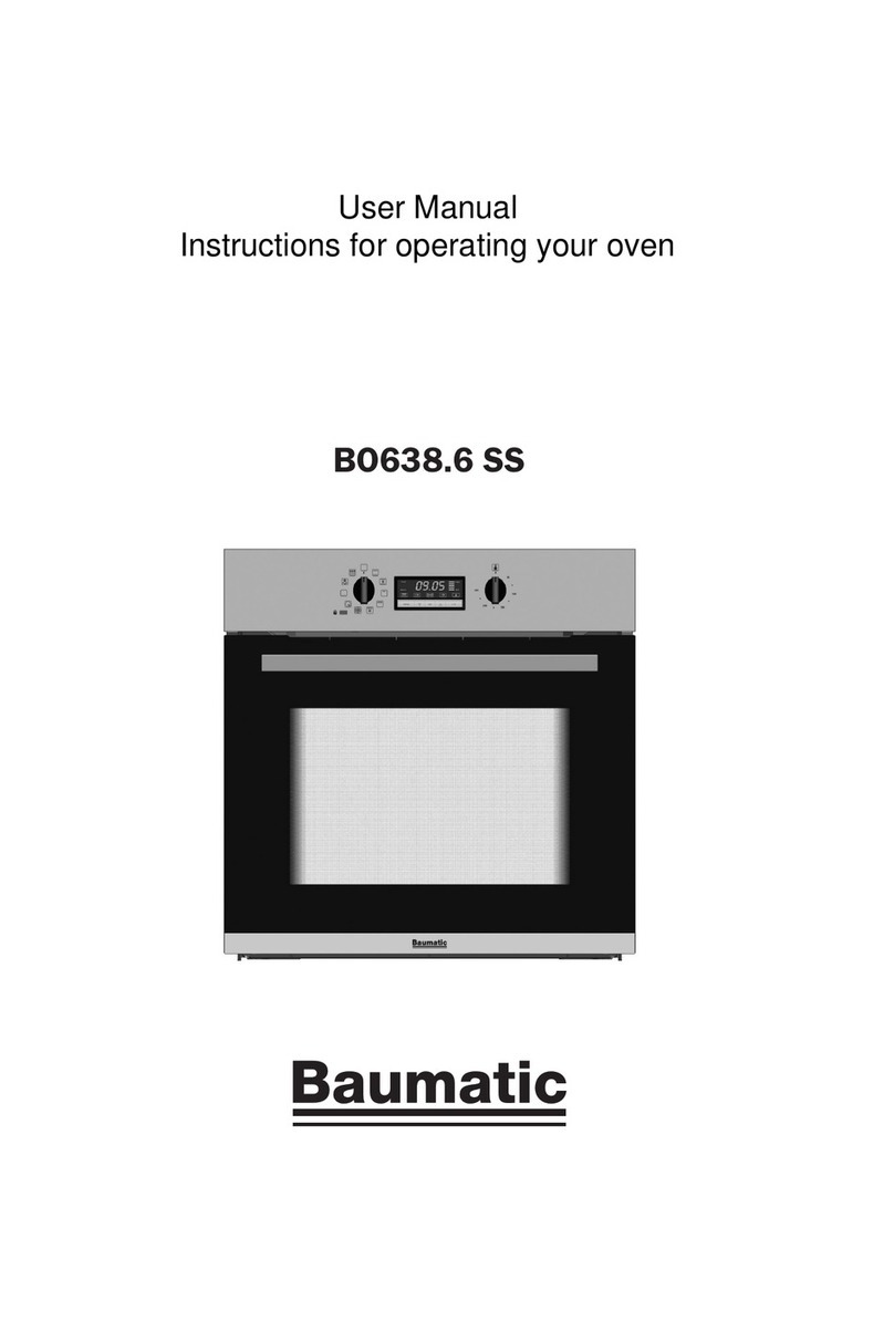 Baumatic BO638.6 SS user manual