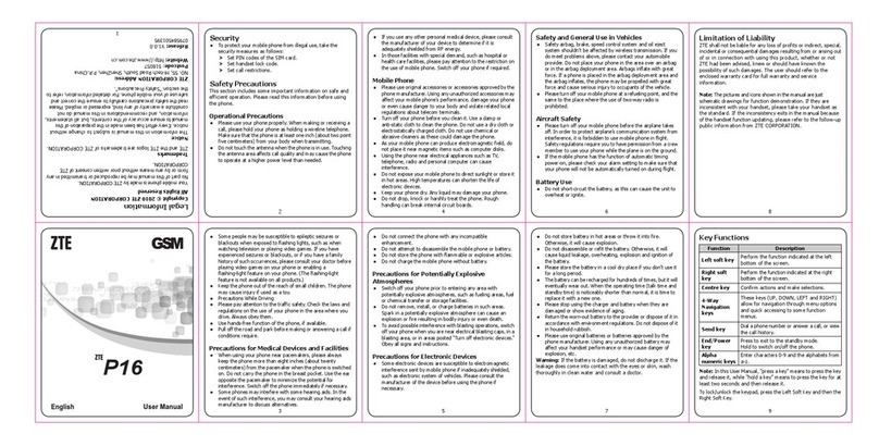 Zte P16 User manual