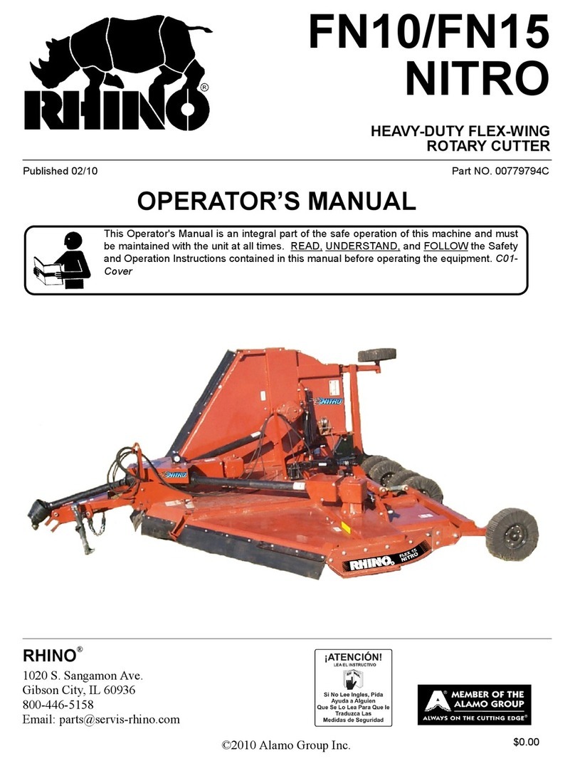 RHINO NITRO FN15 Operator's manual