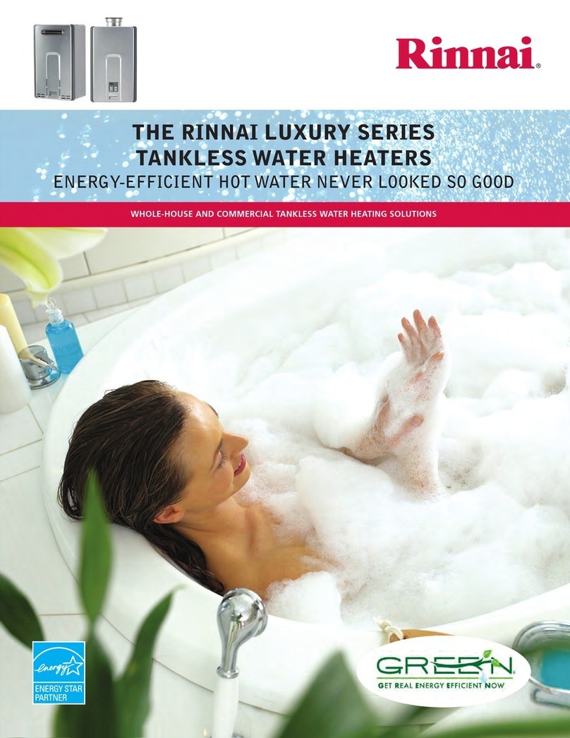 Rinnai Circ-Logic RL75i User manual