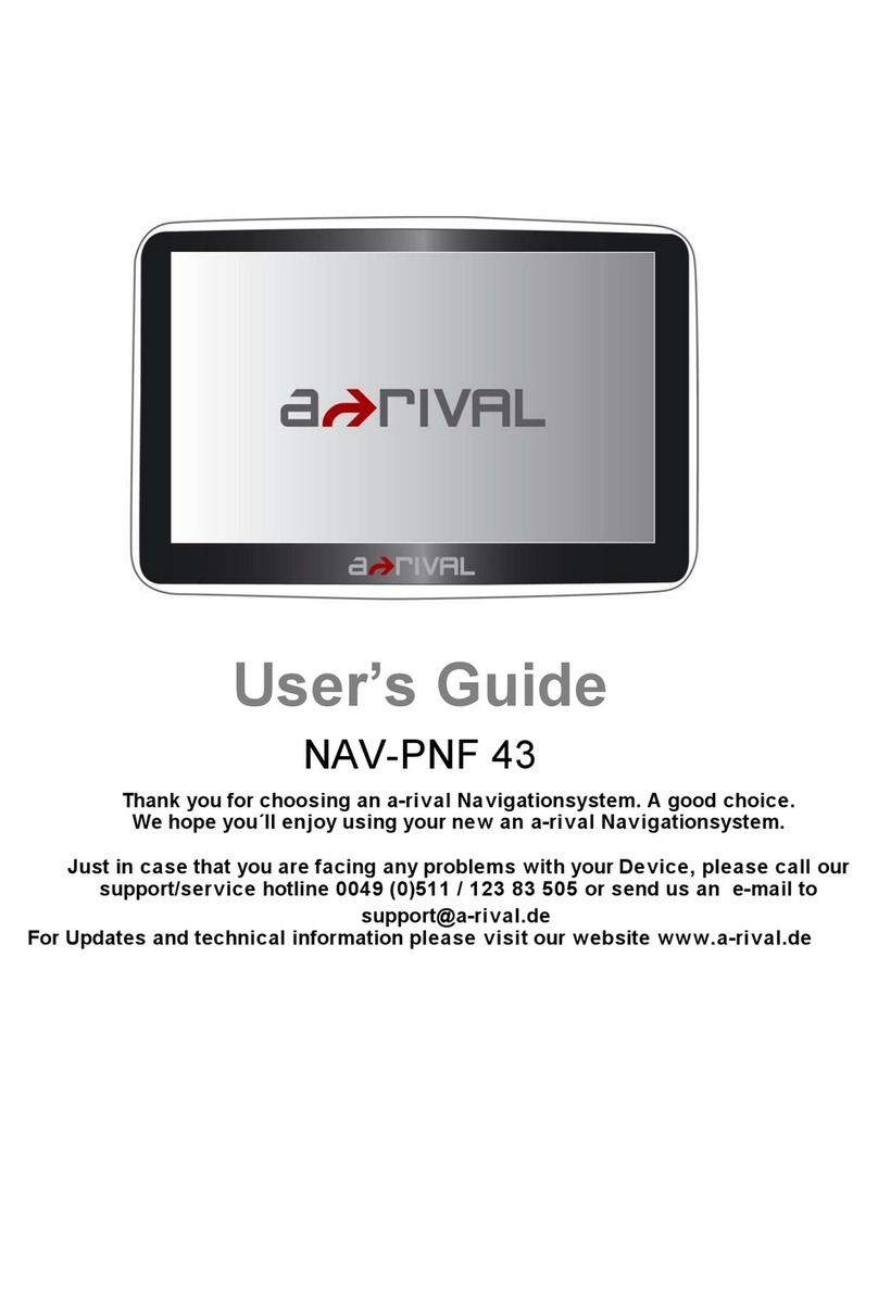 A-rival NAV-PNF 43 user guide