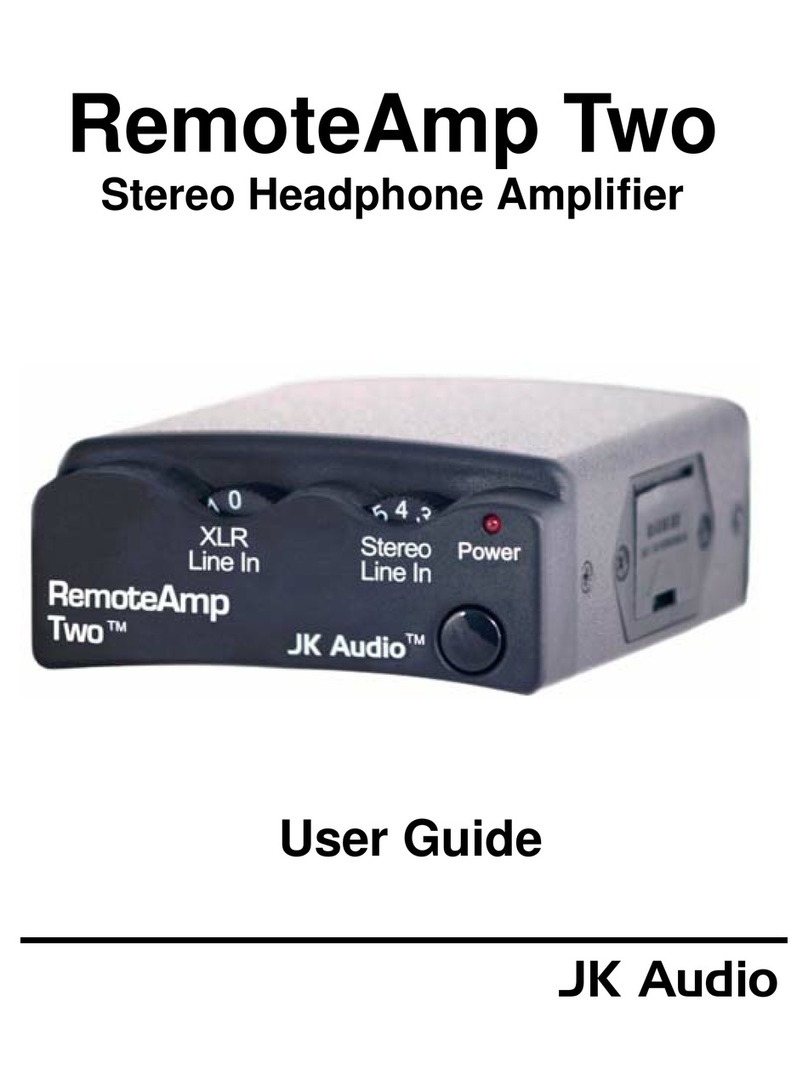 JK Audio RemoteAmp Two user guide